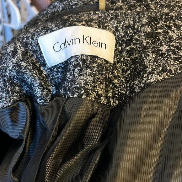 Calvin Klein Gray Wool Blend Double-Breasted Coat- NWOT - Picture 9 of 9